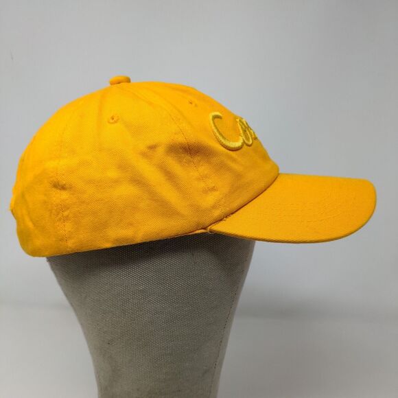 Cozumel Mexico Men's Slideback Hat Yellow Adjustable Embroidered Logo - Picture 6 of 10